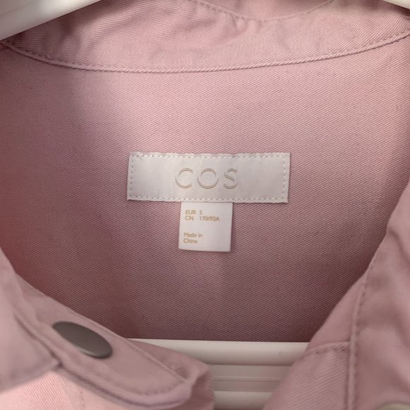 COS Mens Cotton Pink Shirt - Picture 3 of 8